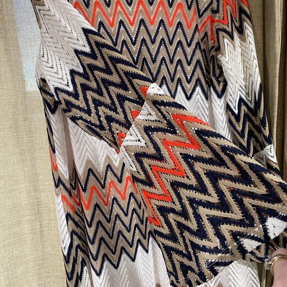 Boho knit lined dress
